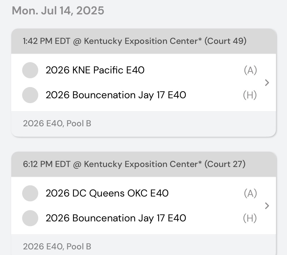Yesterday was yesterday. Today we're back at it!!! If you're still in Louisville, we're playing!!!