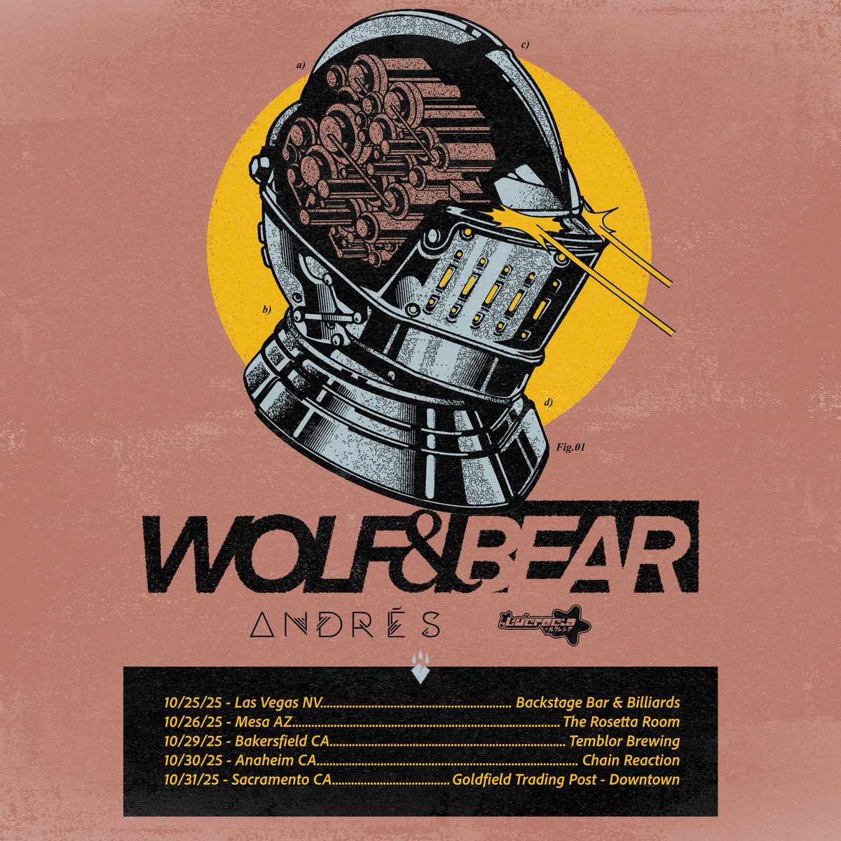 wolfandbearband's tweet photo. 𝘛𝘩𝘪𝘴 𝘤𝘩𝘢𝘯𝘨𝘦𝘴 𝘦𝘷𝘦𝘳𝘺𝘵𝘩𝘪𝘯𝘨

We will be playing some shows with our good friends @andresamusica and @lucreciaband this October. 
See you there.

Tickets on sale 7/18 https://t.co/0CaHM9QdsO