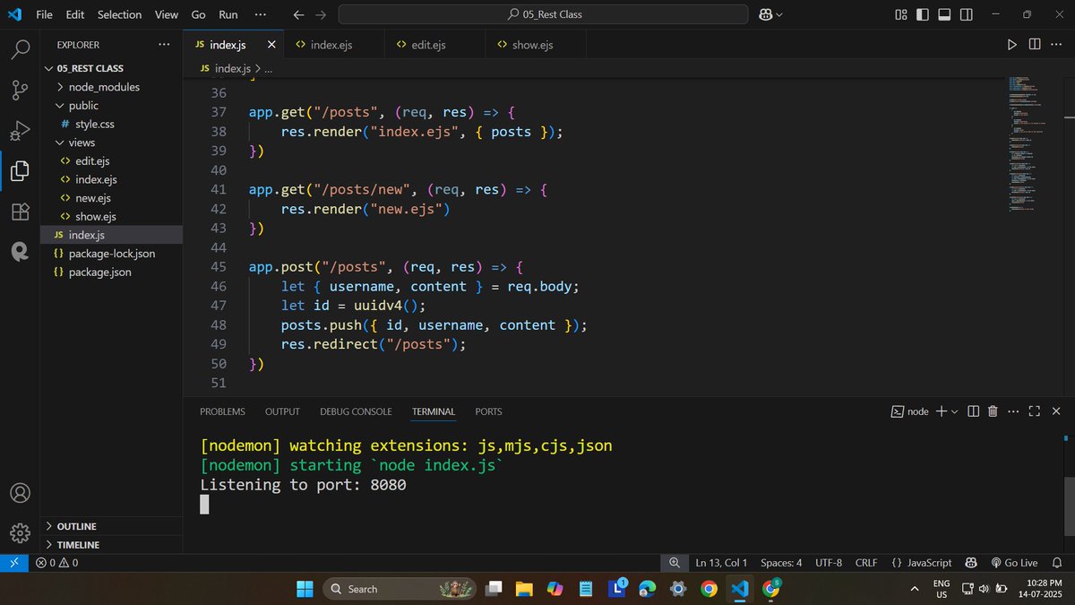 shahiil_ahmed's tweet image. ✅ Day 03 of #100DaysOfCode

Solved 1 LeetCode problem

Practiced REST APIs

Performed full CRUD operations

Bit by bit, building both DSA &amp;amp; backend skills 💻💪
#LeetCode #RESTAPI #CRUD #Coding #devjourney