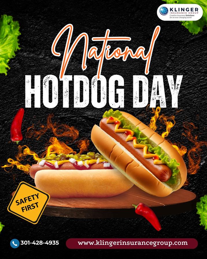 KlingerInsGroup's tweet photo. It's Wednesday and guess what?? It's National Hotdog Day! 👉 What’s your favorite hot dog topping? Tell us in the comments!
#NationalHotDogDay #GrillSafe #BBQSeason #HotDogLovers #GrillTips #SummerSafety #FireSafety #CookOutVibes
https://t.co/VJRlyVB5LL https://t.co/KTbNp2VAH3