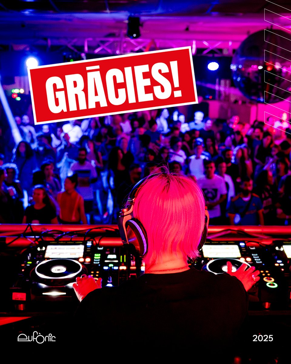 GRÀCIES en majúscules!

Eufònic no tendria sentit sense totes i tots vatros que us heu deixat emportar pels espectacles audiovisuals de l’Auditori, l’experimentació musical al Casino, les activitats matinals de dissabte pel Delta, les propostes més còsmiques al Casal, les