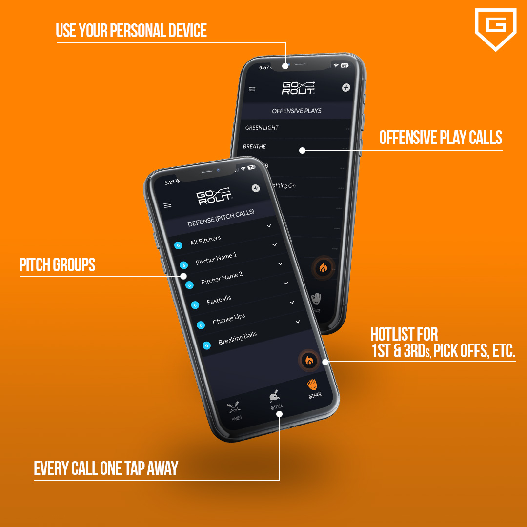 TCS_BB's tweet image. Digital wristbands simplify game day for coaches while eliminating missed and stolen signs altogether! Just download the app, add your calls, and execute. It's that easy. Access discounted pricing from our partners here triplecrownsports.co/4lniQPb triplecrownsports.co/3GyBRPt
@Go_Rout