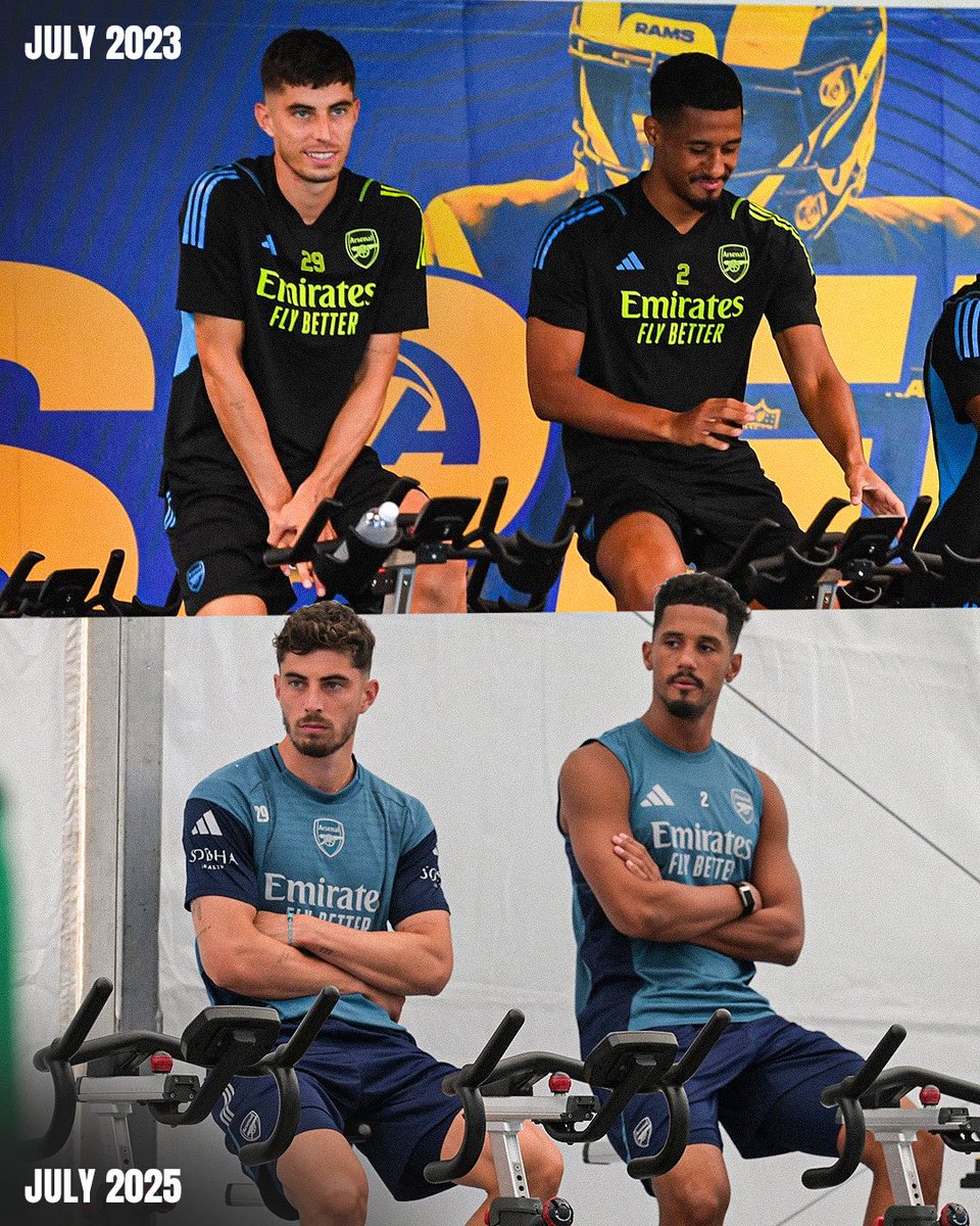 2 years separate these two pictures and impressive to see the way Kai Havertz evolved physically 🔥🏋️