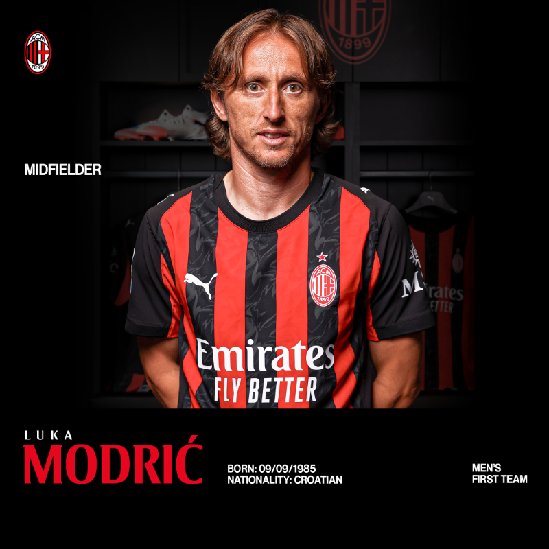 acmilan's tweet photo. La Scala del Calcio has a new maestro 🎻 

#WelcomeModrić