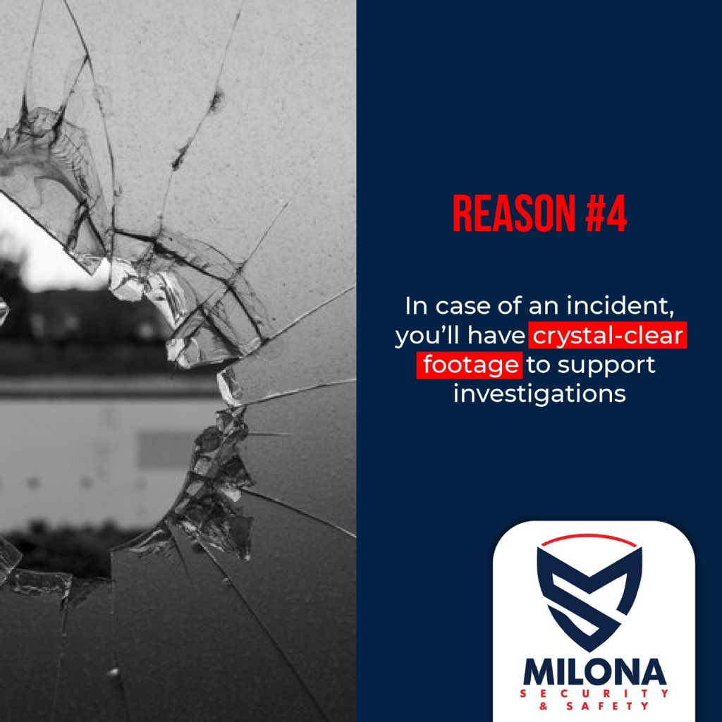 MilonaSecurity's tweet photo. 4️⃣ Evidence When You Need It– In case of an incident,
you’ll have crystal-clear footage to support
investigations or insurance claims.
🎯Ready to take control of your security?
📍Visit us at: 142 Herbert Chitepo, Harare
Call/WhatsApp: +263 771 684 555 | +263 775 679
555 https://t.co/gwzQimamiX