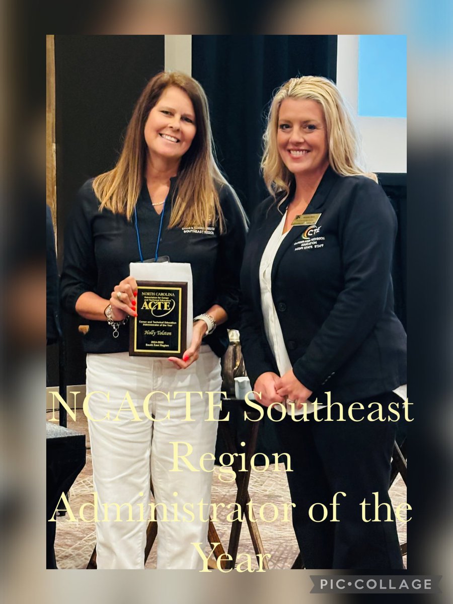 Congratulations Holly Tolston, Craven County CTE Director