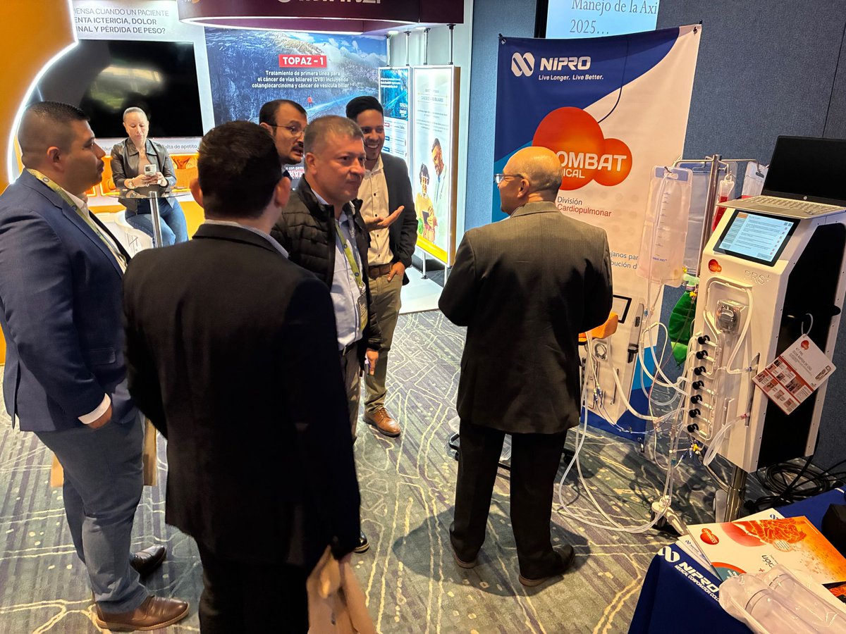 Pleased to be showcasing the capabilities of our Combat PRS+ CO2 agitation system for #HIPEC, 
together with our partner Nipro Colombia at the 1st  Columbian Surgical Oncology Congress in Bogota.
#medicalinnovation #colorectalcancer #ovariancancer #pancreaticcancer #CombatCancer