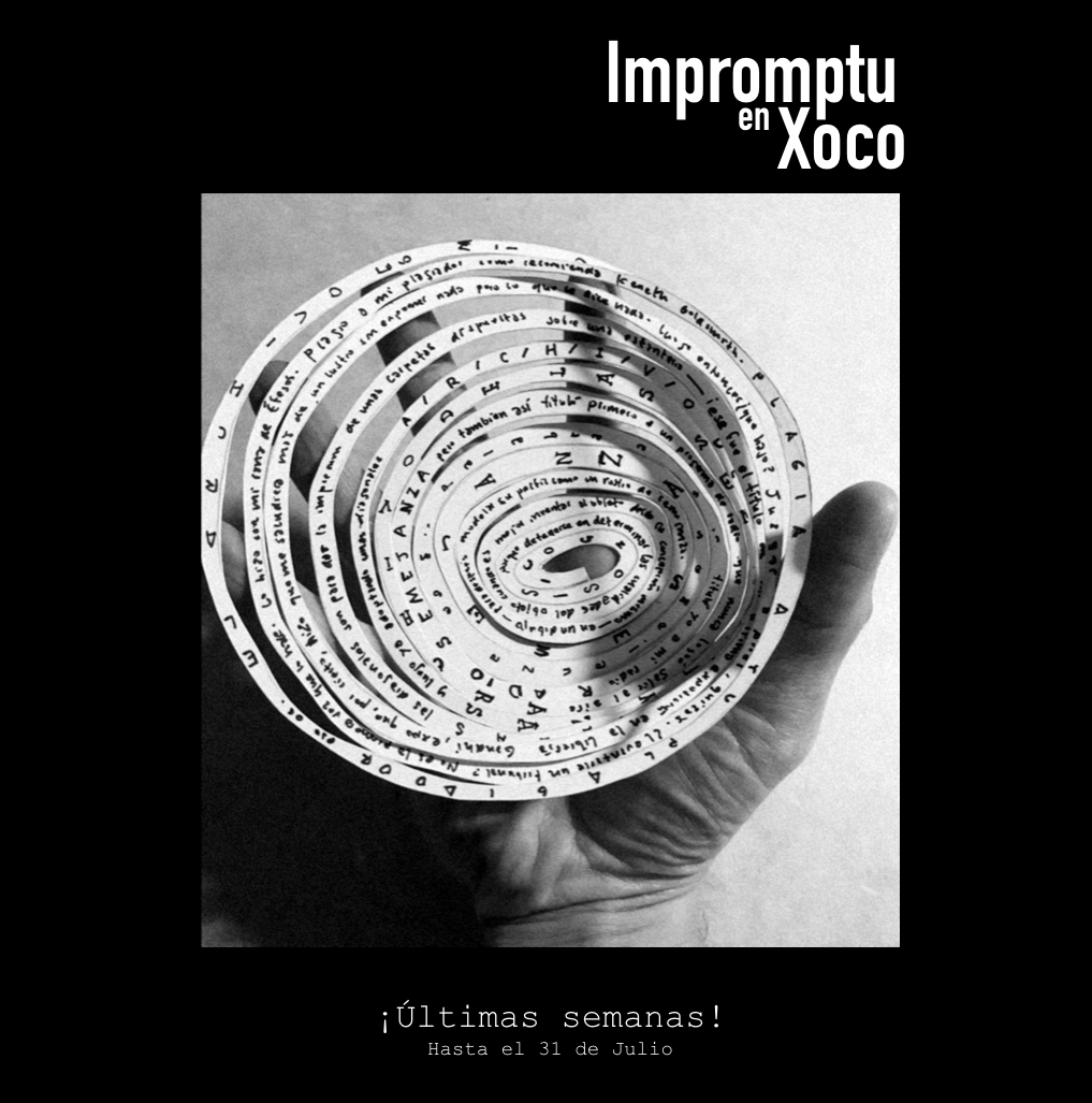 ¡Últimas semanas de «Impromptu en Xoco»!

Hasta el 31 de Julio

🗓️ Hasta el 31 de Julio
🕦 Lunes a Vienres de 9:00 a 21:00 hrs.
📍 Vestíbulo del IMER (Instituto Mexicano de la Radio)
Real de Mayorazgo 83 Colonia Xoco
🎫 Entrada libre