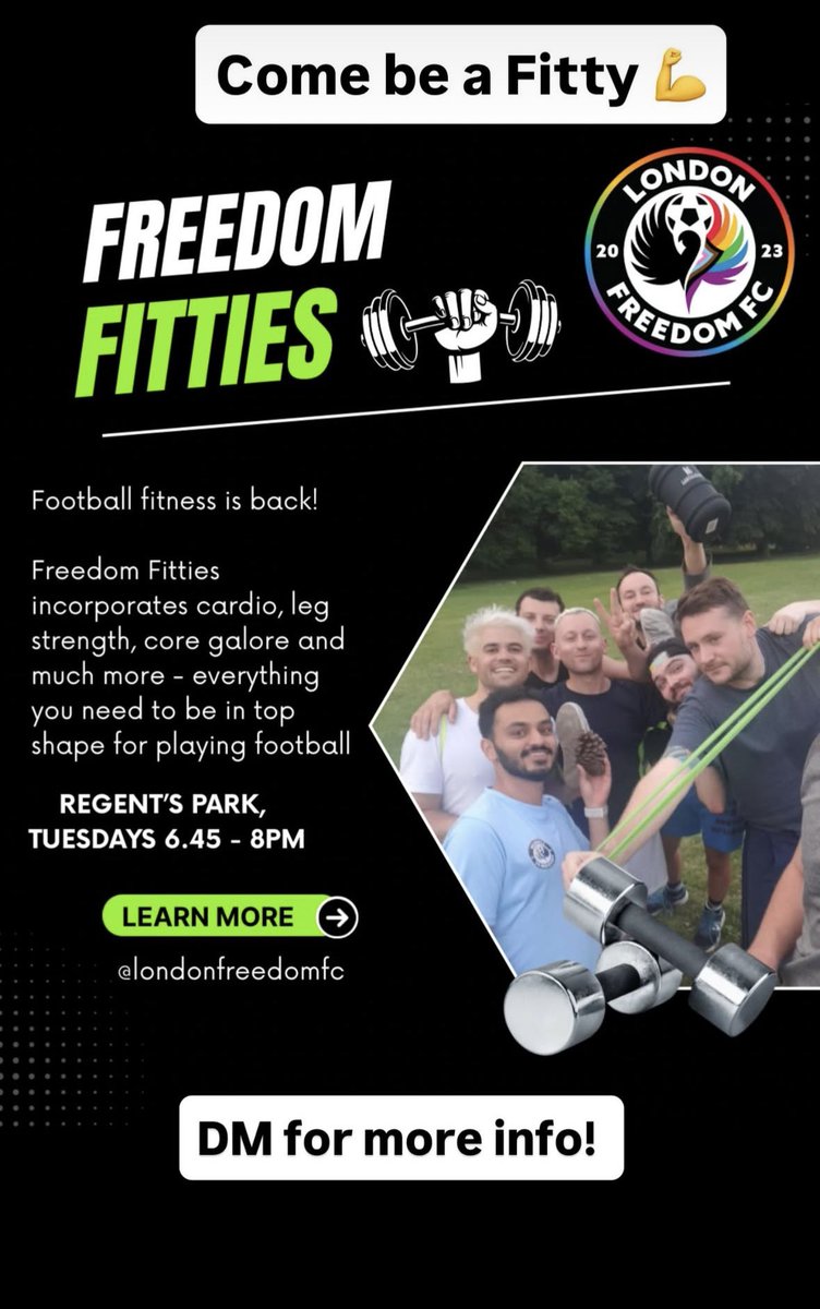 Fitties. Is. Back. 💪 💪 💪 #footballfitness #preseason #lgbtfootball