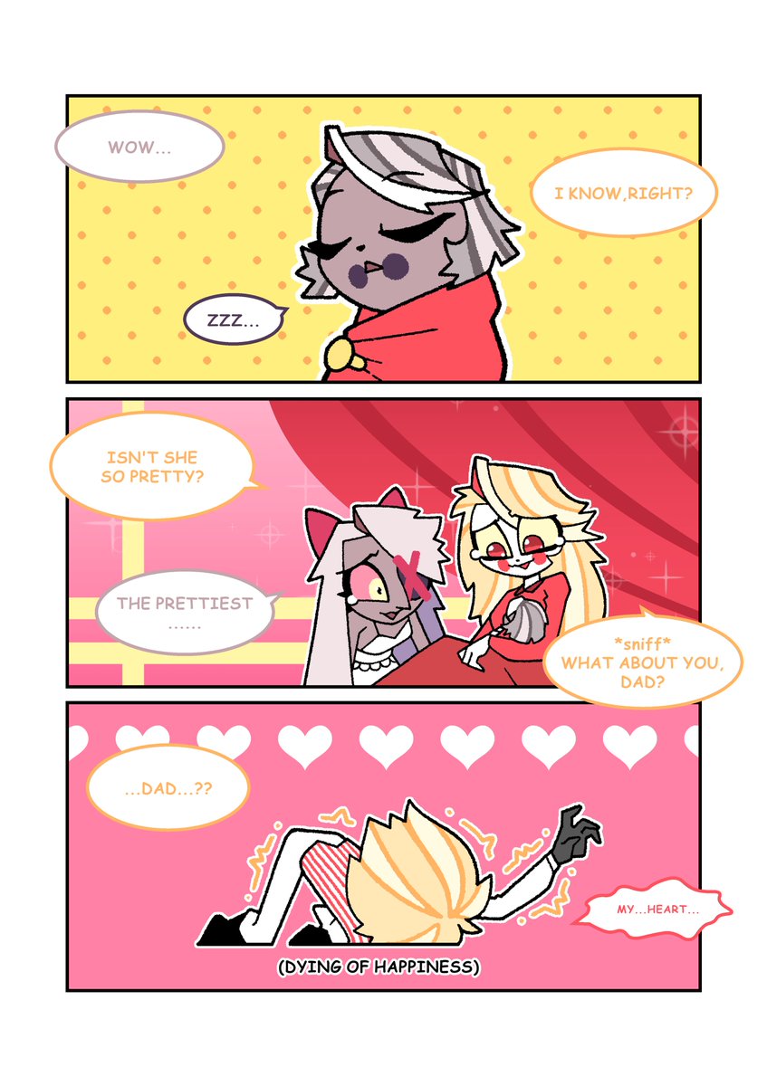 drawingdabois's tweet photo. HAPPINESS OVERLOAD
#HazbinHotelFanart #HazbinHotelLucifer #HazbinHotelCharlie https://t.co/c9CfJbcXve