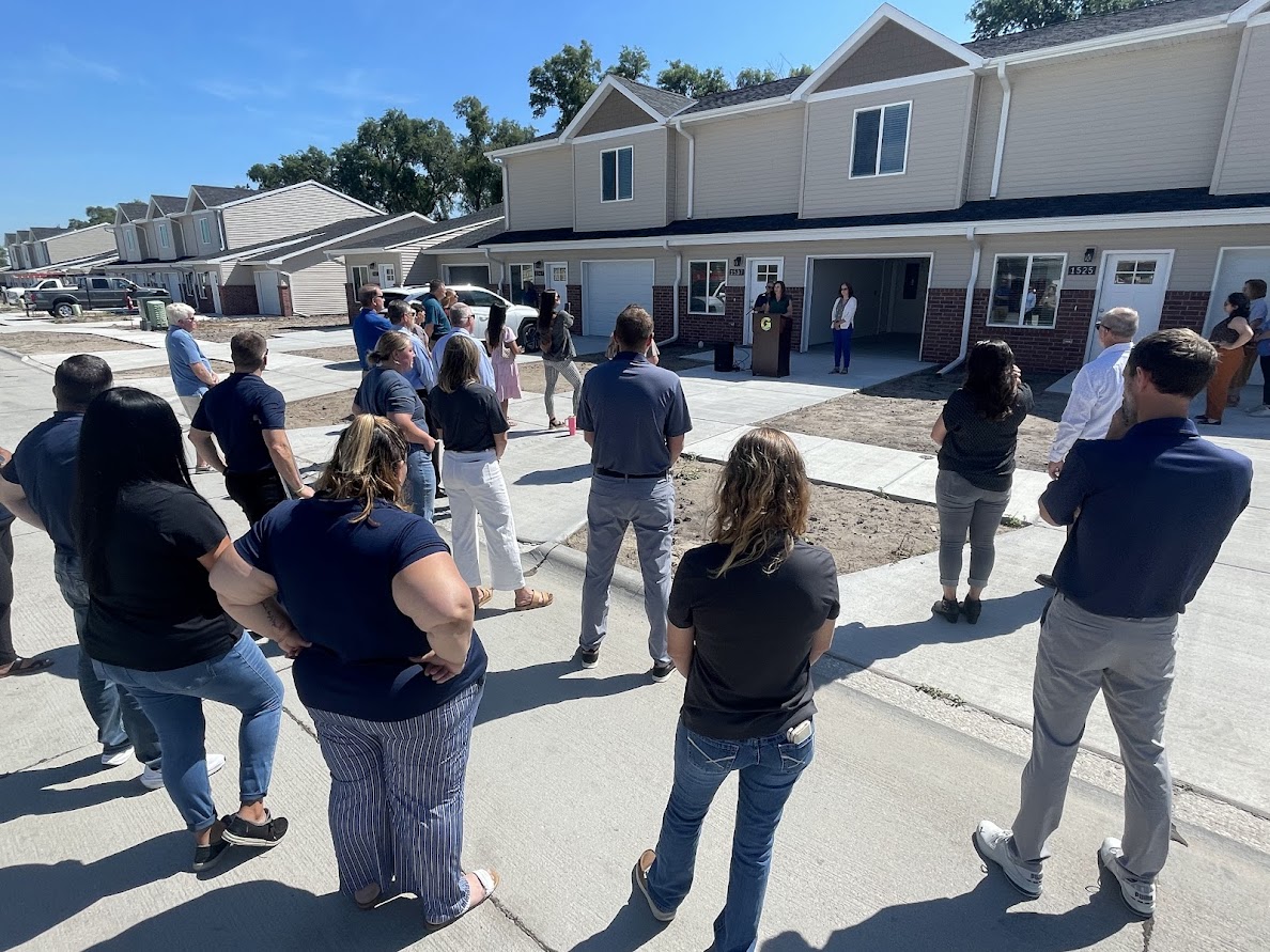 CityofGI's tweet image. Alongside the Nebraska Department of Economic Development and Hoppe Development, the GI Area EDC & Chamber hosted a ribbon cutting to celebrate the addition of more affordable housing this morning!
It's great to see the city continuing to grow!