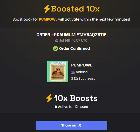 pumpowl's tweet photo. look at this guys, we will reach 1m mc soon https://t.co/XhBUJEwxni