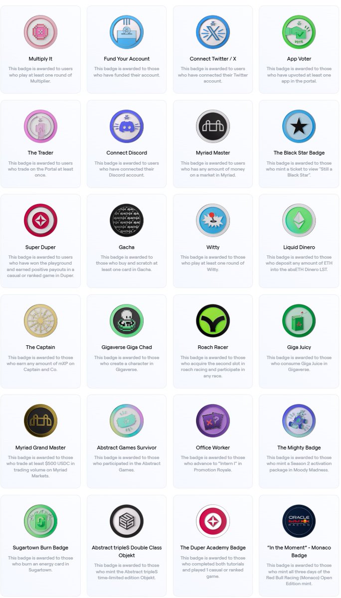 dimka85950436's tweet photo. Another week has ended in @AbstractChain I got my 24th badge, which isn't a lot, but it's not a little either. I hope to get more badges in the future, and I'm counting on good XP tomorrow. Continued in the comments >>>
#abstract #Blockchain #bage https://t.co/iu1wsyYLLB