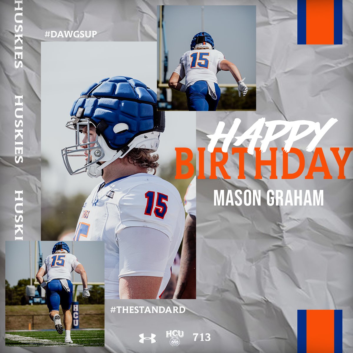 We want to wish our very own Tight End Mason Graham, a very Happy Birthday 🎂

#TheStandard 
#DawgsUp