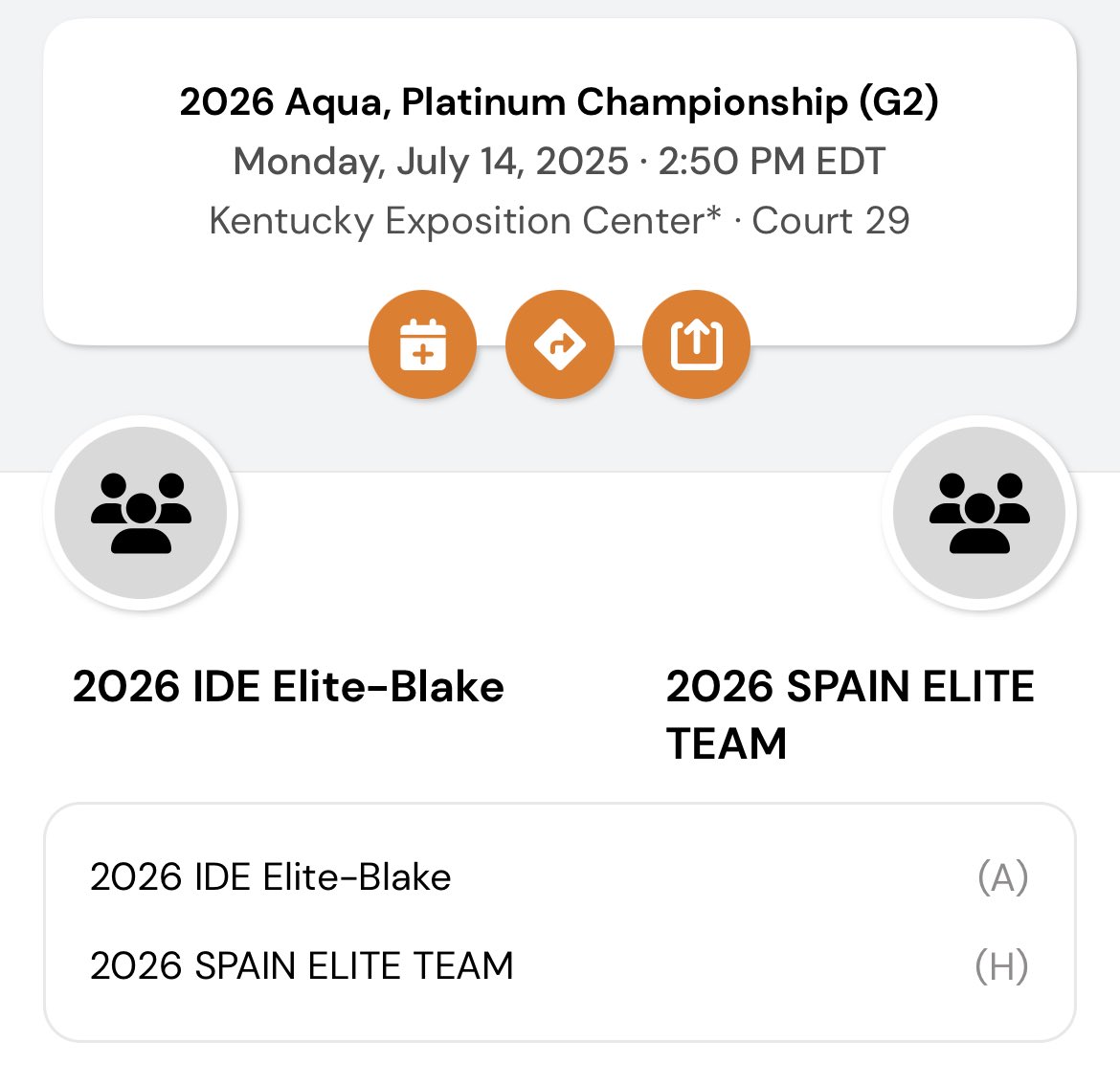 Miranda Rodríguez Sánchez (@mirandarodri29) on Twitter photo Schedule updated! 🌟🏀<a href="/TFNsRun4Roses/">TFN's Run 4 Roses</a>
<a href="/EliteSportsESP/">Elite Sports Academy 🏀🎓</a>
🎽29 Miranda Rodríguez Sánchez
🆚 IDE Elite-Blake
🕑 2:50 PM
Court 29 Platinum Championship
See you there 👀
#run4roses #expocenter #ncaa Schedule updated! 🌟🏀<a href="/TFNsRun4Roses/">TFN's Run 4 Roses</a>
<a href="/EliteSportsESP/">Elite Sports Academy 🏀🎓</a>
🎽29 Miranda Rodríguez Sánchez
🆚 IDE Elite-Blake
🕑 2:50 PM
Court 29 Platinum Championship
See you there 👀
#run4roses #expocenter #ncaa