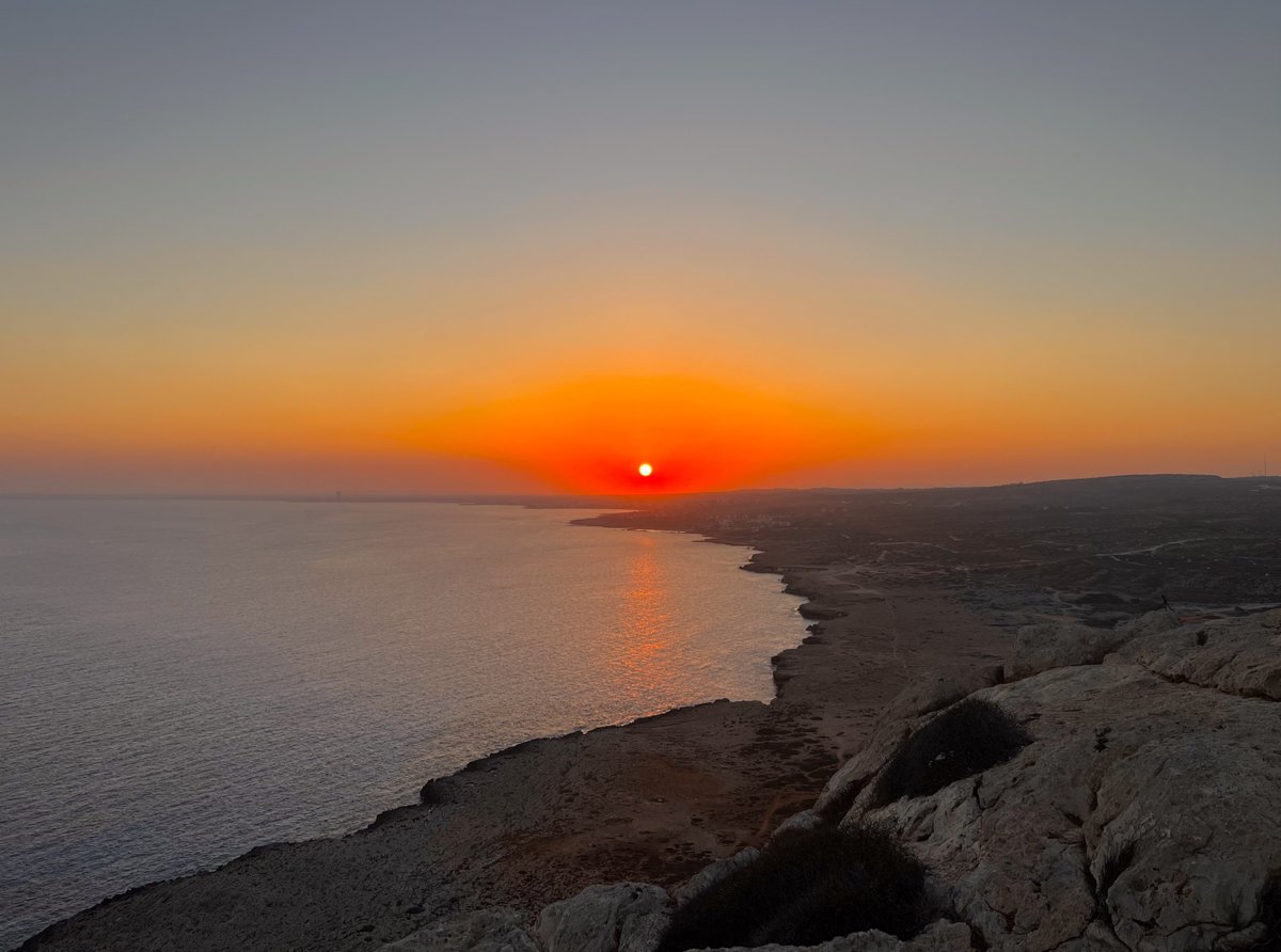 A captivating sunset is always a source of wonder and a reminder to appreciate the beauty of the present moment, offering a magical and awe-inspiring experience that is deeply meaningful.

Good evening!🌊

Cape Greco