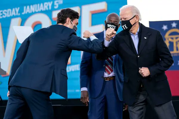 Jon Ossoff: "I've found [Biden] to be sharp, focused, impressive, formidable and effective."