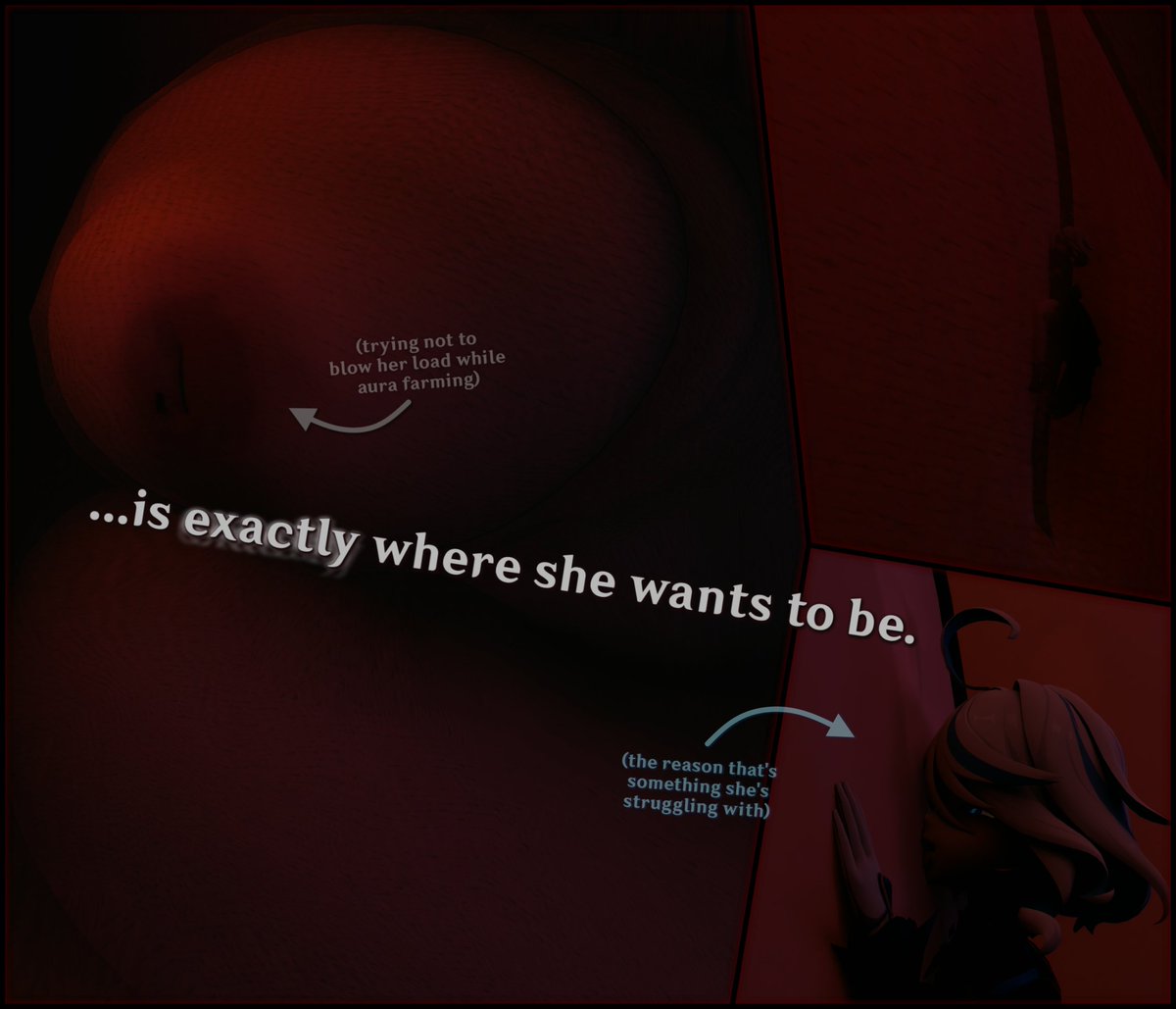 The novelty of Furina's shrinking faded with time. Neither she nor Arlecchino wanted to entirely derail her life; they came to figure it out, told her friends, and entered a new normal.

Of course, that didn't mean they never used it to... indulge.

#sizetwitter #giantess #巨大娘