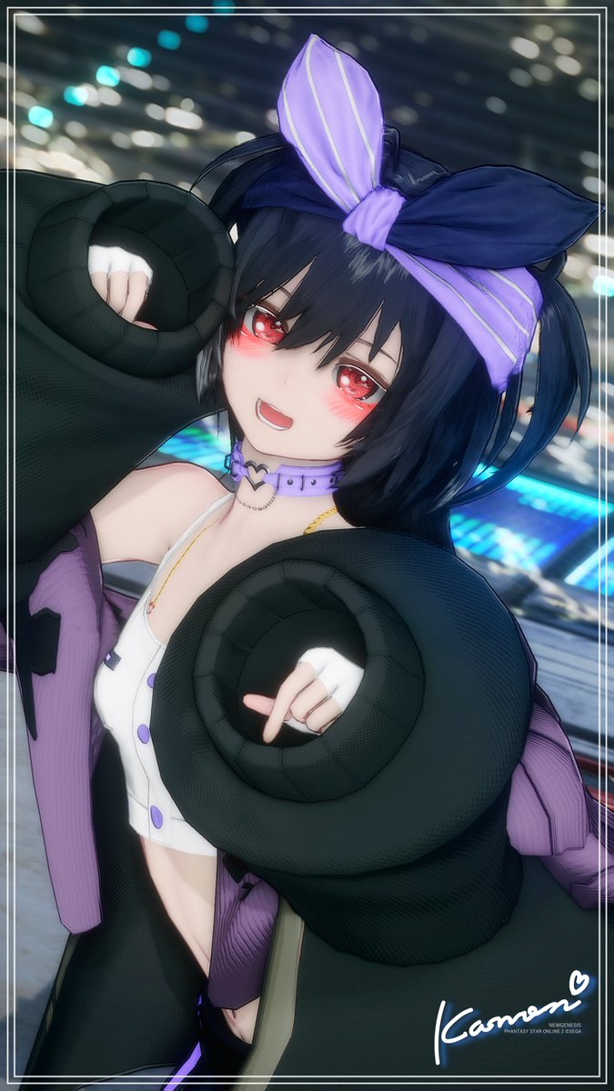 二号ちゃん黒髪化🫰
#PSO2NGS_SS