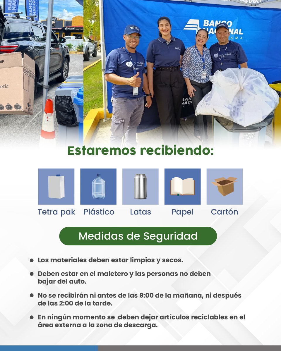 Únete a nuestra Jornada de Reciclaje

Este sábado 26 de julio, te esperamos para aportar al cuidado del planeta.
Invitamos  a nuestros aliados, clientes y colaboradores a traer sus materiales  reciclables a nuestras sedes participantes, en una jornada especial en  modalidad auto