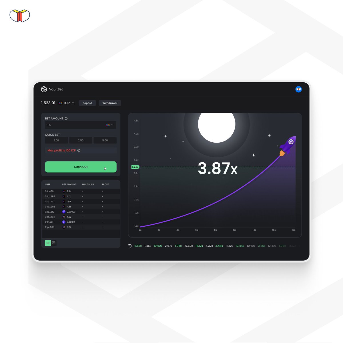 DfinityDesigner's tweet image. DESIGN DROP – VaultBet

Designed from the ground up for the Internet Computer. 

I handled:
🎨 Full UI/UX
🧱 Component Library
⚙️ Design systems, desktop &amp;amp; mobile

Built for speed, scale, and self-custody.

#ICP $ICP #InternetComputer #Web3Design #uxui