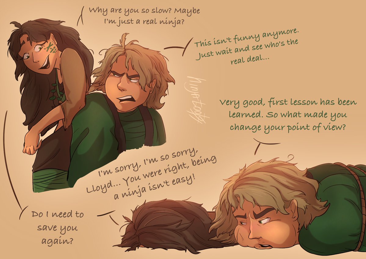 Ninjagood4's tweet image. They really spend time arguing about who is the real ninja instead of saving people 🤦♂️ #Ninjago #fanart