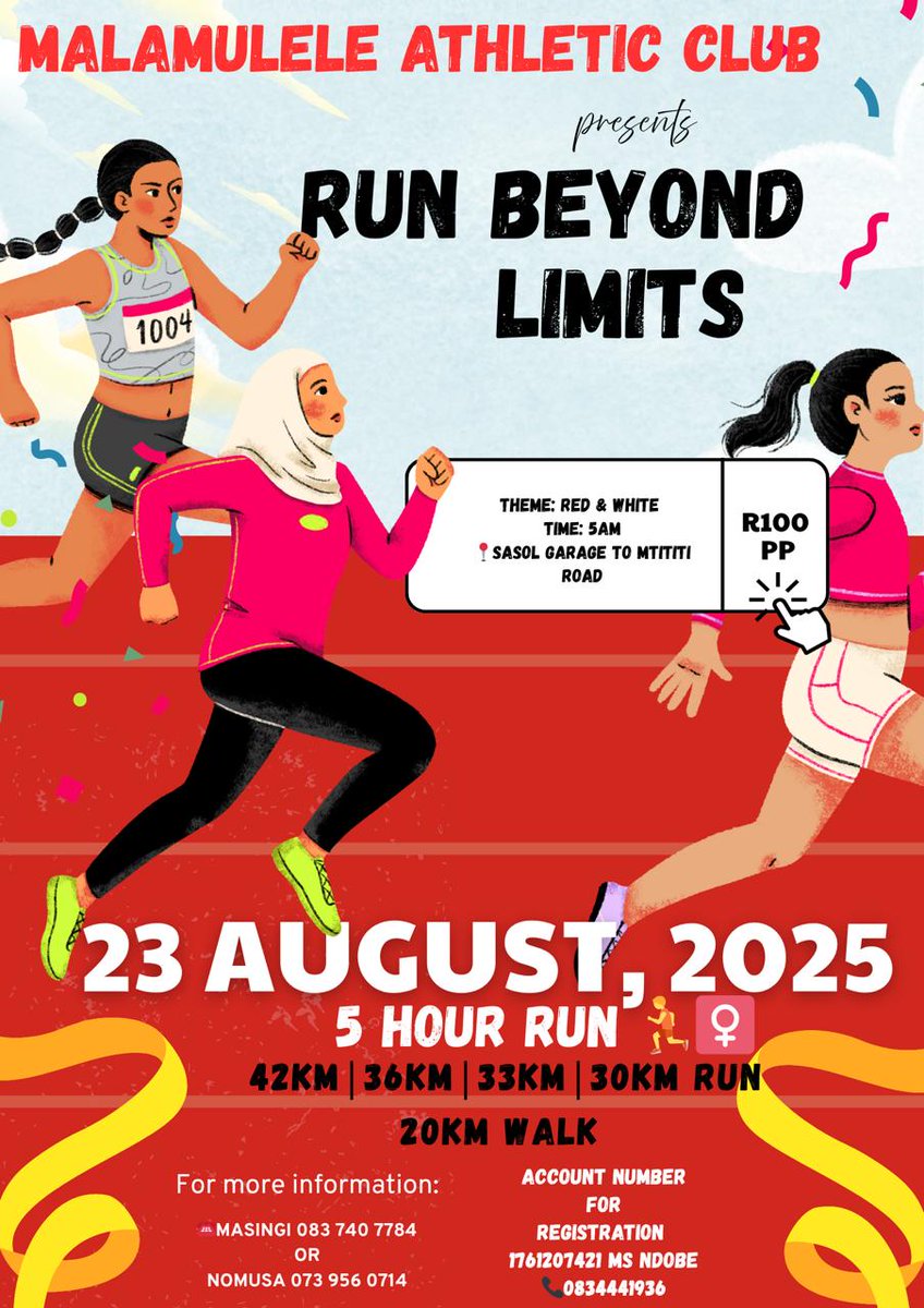 Runners let me Plug you 🔌🏃🏃🏃
Malamulele 📍🔨