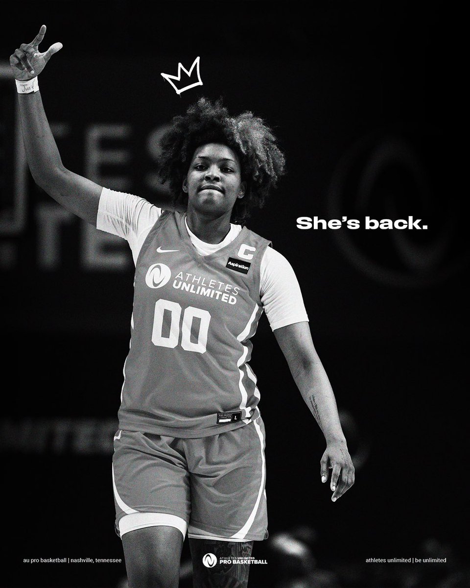 AUProBasketball's tweet image. THE CHAMP IS HERE 🏆
the 2023 AU Pro Basketball Champ, @NaLyssaSmith is BACK!
