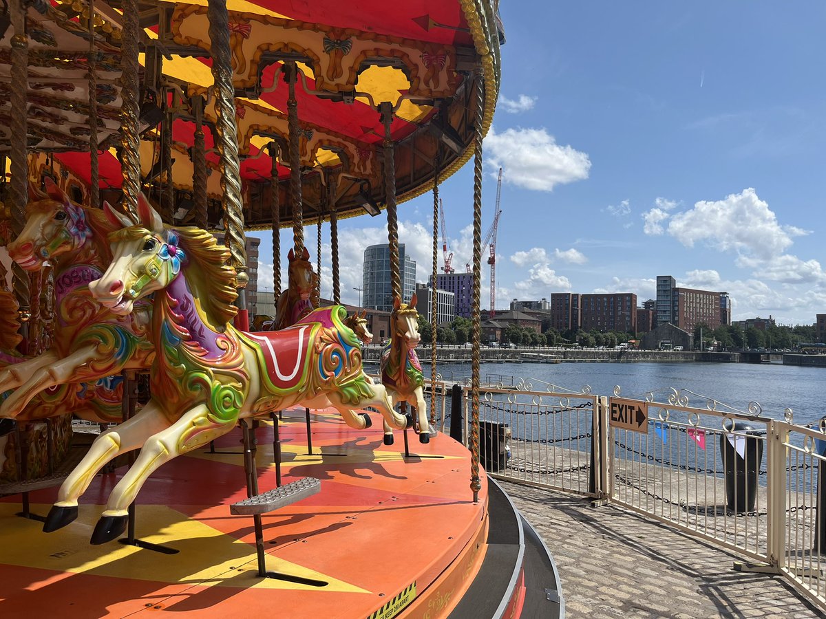 Overnight stay in Liverpool. The showers haven’t materialised and the docks are looking sparkling. This is the first in a very short series of ‘Wish You Were Here’.