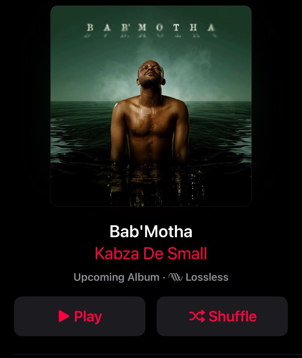 After over 1000 days since his last solo album, Kabza de small will finally drop his eagerly awaited  album “Bab’ Motha” this Friday. 

The moment we have all been waiting for, The champions league final 👑

Be there or be told.