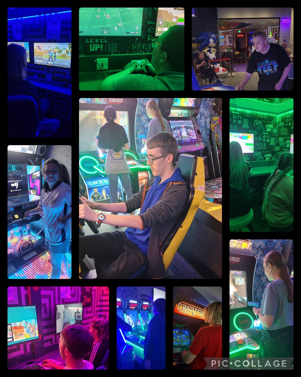 PCAOracle's tweet image. Today the entire Sixth Form visited the Arcade Club as their end of year rewards trip! They all had a fantastic time trying to beat each other's high scores and trying out the retro computer games that they had never played before! 👾 @PCABlackpool @SeaViewTrust