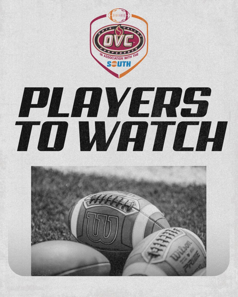 As we countdown to the start of the 2025 🏈 season and Thursday's Media Day, we are releasing our Preseason Lists via social media.

#StrongerTogether | #OVCBigSouthFB