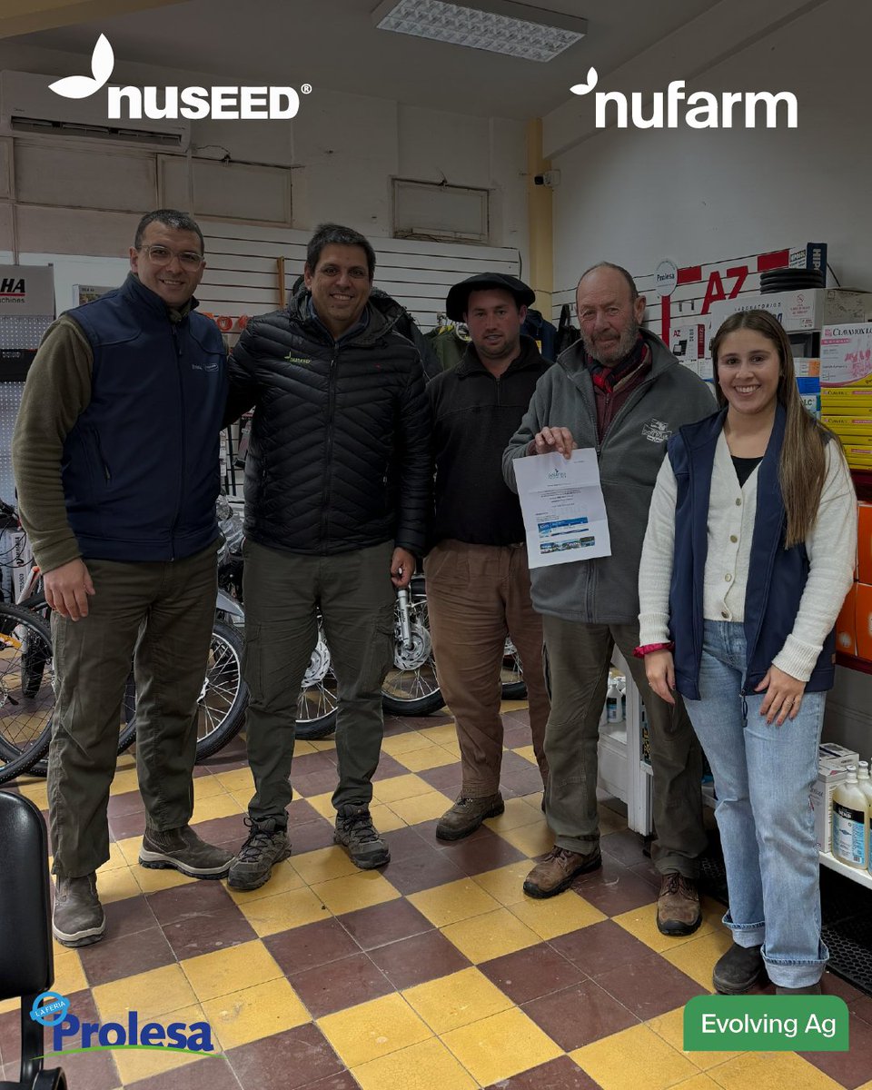 Como parte de los festejos de 15 años de la Feria de <a href="/ProlesaUy/">Prolesa</a>  finalizamos la entrega de los 15 premios a los productores Ganadores, felicitaciones a todos ellos!! 
Gracias por elegirnos como sus proveedores de semillas!

Nuseed, Valor más allá del rendimiento.