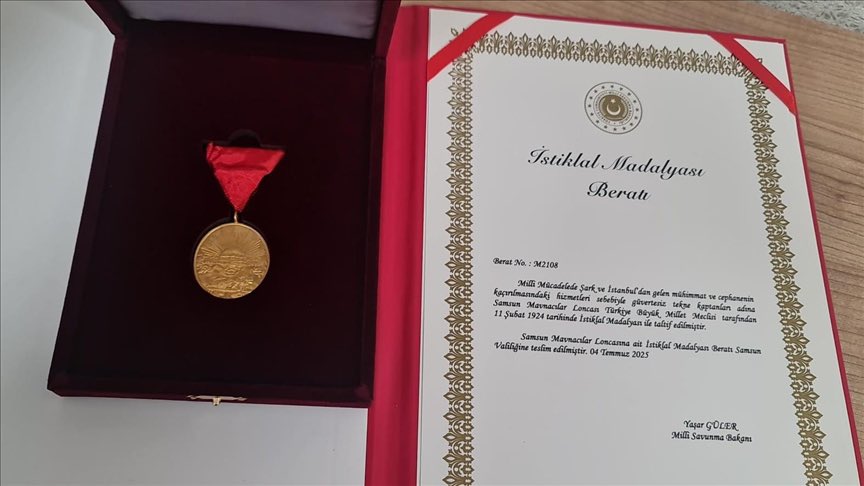 Dr. Mehmet Muş (@mehmedmus) on Twitter photo Samsun istiklal madalyasına 101 yıl sonra kavuşacak <a href="/anadoluajansi/">Anadolu Ajansı</a> v.aa.com.tr/3630600 Samsun istiklal madalyasına 101 yıl sonra kavuşacak <a href="/anadoluajansi/">Anadolu Ajansı</a> v.aa.com.tr/3630600