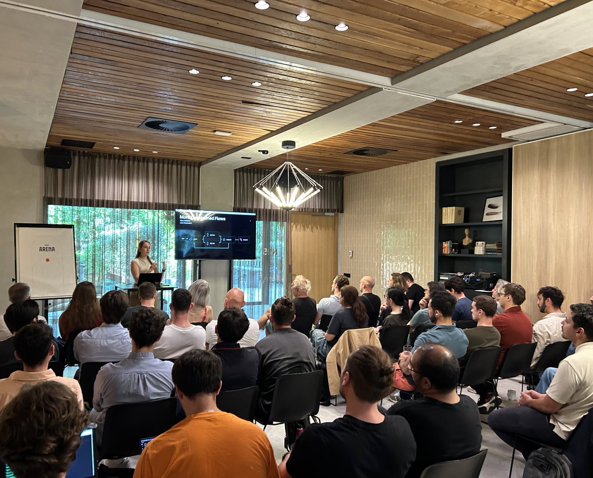 tuanacelik's tweet image. I’m finally back in the game of giving talks. Pleasure to talk about event driven agentic AI with @llama_index today, first in person talk since joining 🚀
Especially great because it was in Amsterdam, my adopted home.
