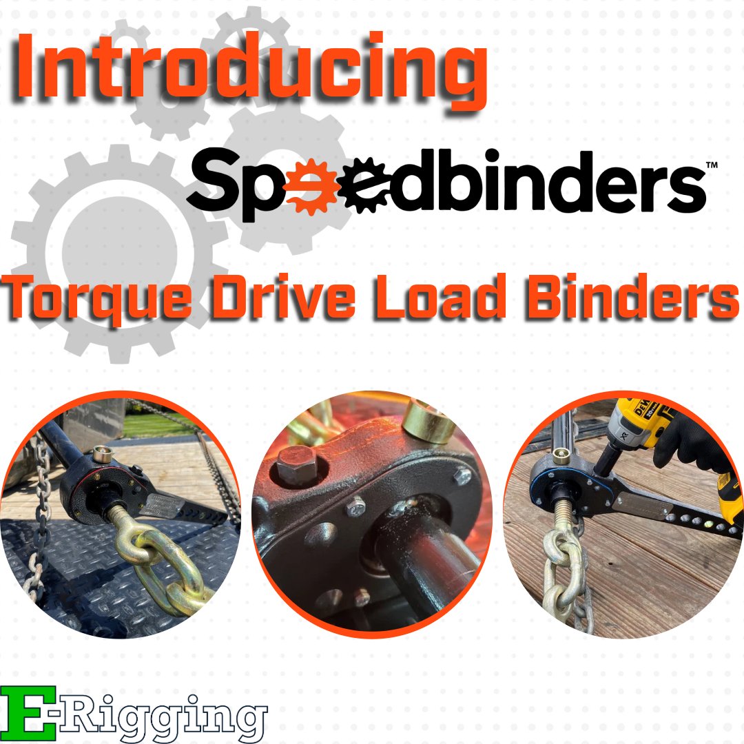 ERiggingcom's tweet image. 🟠⚫️ Chain securement doesn’t have to wear you out. ⛓️ Speedbinders™ Torque Drive Load Binders are built for speed, safety, and less physical strain. We break it all down here: 🔗  bit.ly/3ZJidH0?utm_so… #loadsecurement #speedbinders #truckingtools #transportationindustry