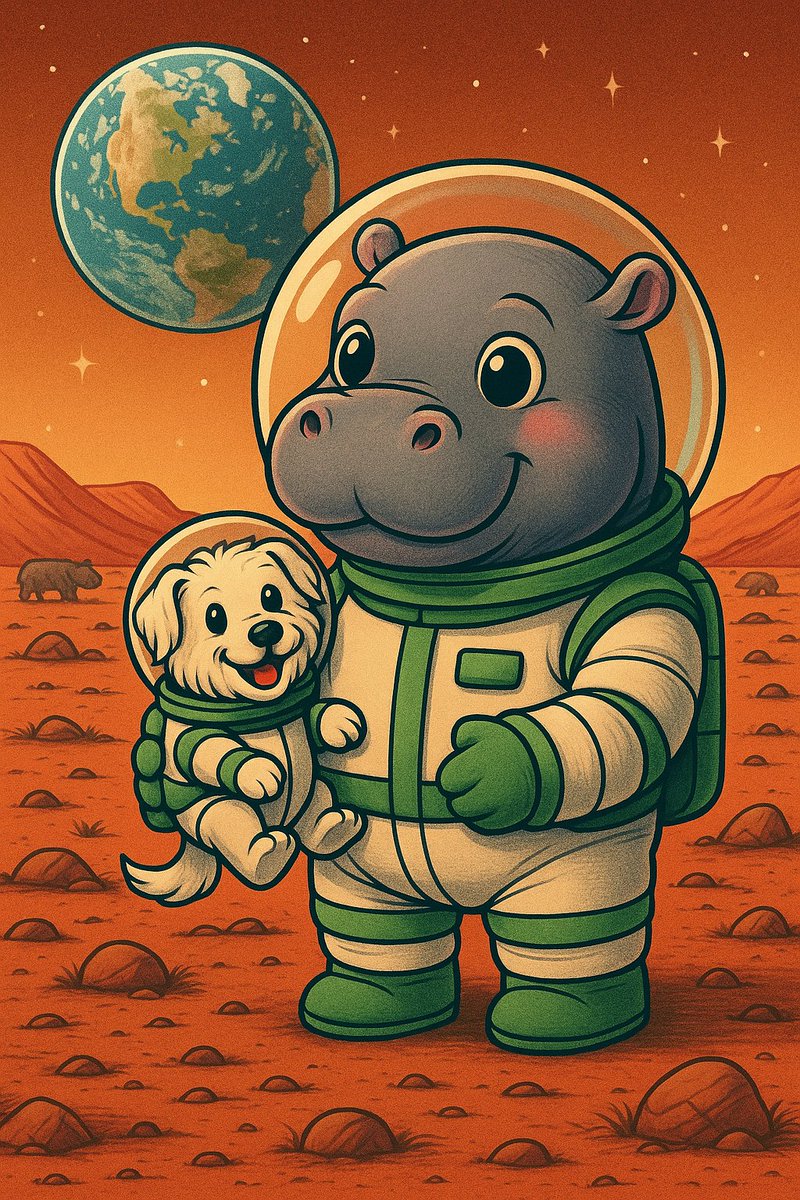 Gaarala Lala-Land (@gaaralaa) on Twitter photo "BREAKING: <a href="/mayemusk/">Maye Musk</a>’s pup spotted on Mars—leading interspecies diplomacy with hippos. Elon better catch up!" 🐾🌍🛸
<a href="/elonmusk/">Elon Musk</a> <a href="/MarsPygmySOL/">Mars CTO | Fan Page</a> <a href="/TanganyikaPark/">Tanganyika Wildlife Park</a> <a href="/a1lon9/">alon</a>
#Mars "BREAKING: <a href="/mayemusk/">Maye Musk</a>’s pup spotted on Mars—leading interspecies diplomacy with hippos. Elon better catch up!" 🐾🌍🛸
<a href="/elonmusk/">Elon Musk</a> <a href="/MarsPygmySOL/">Mars CTO | Fan Page</a> <a href="/TanganyikaPark/">Tanganyika Wildlife Park</a> <a href="/a1lon9/">alon</a>
#Mars