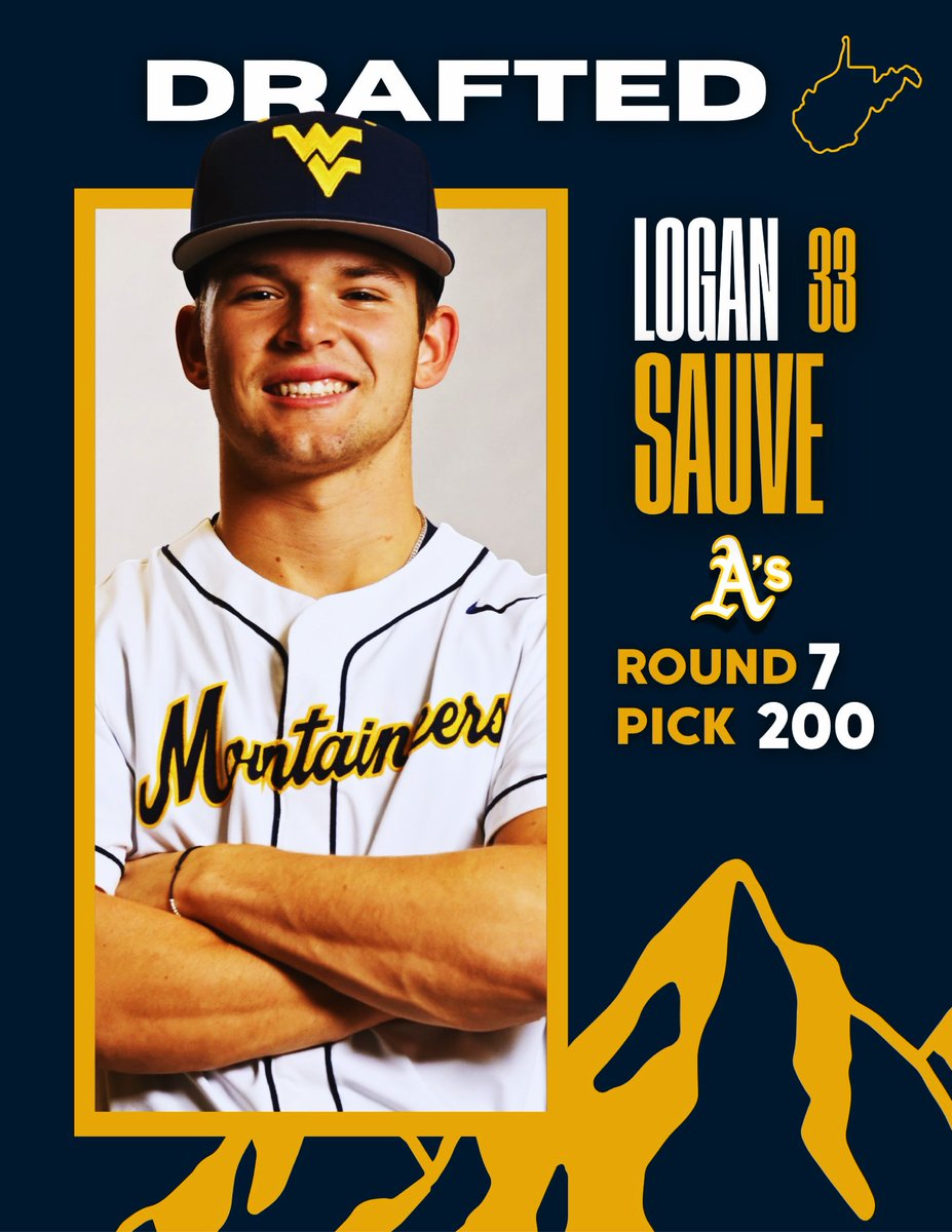 WVUBBAnalytics's tweet image. Logan Sauve is heading to the Athletics!