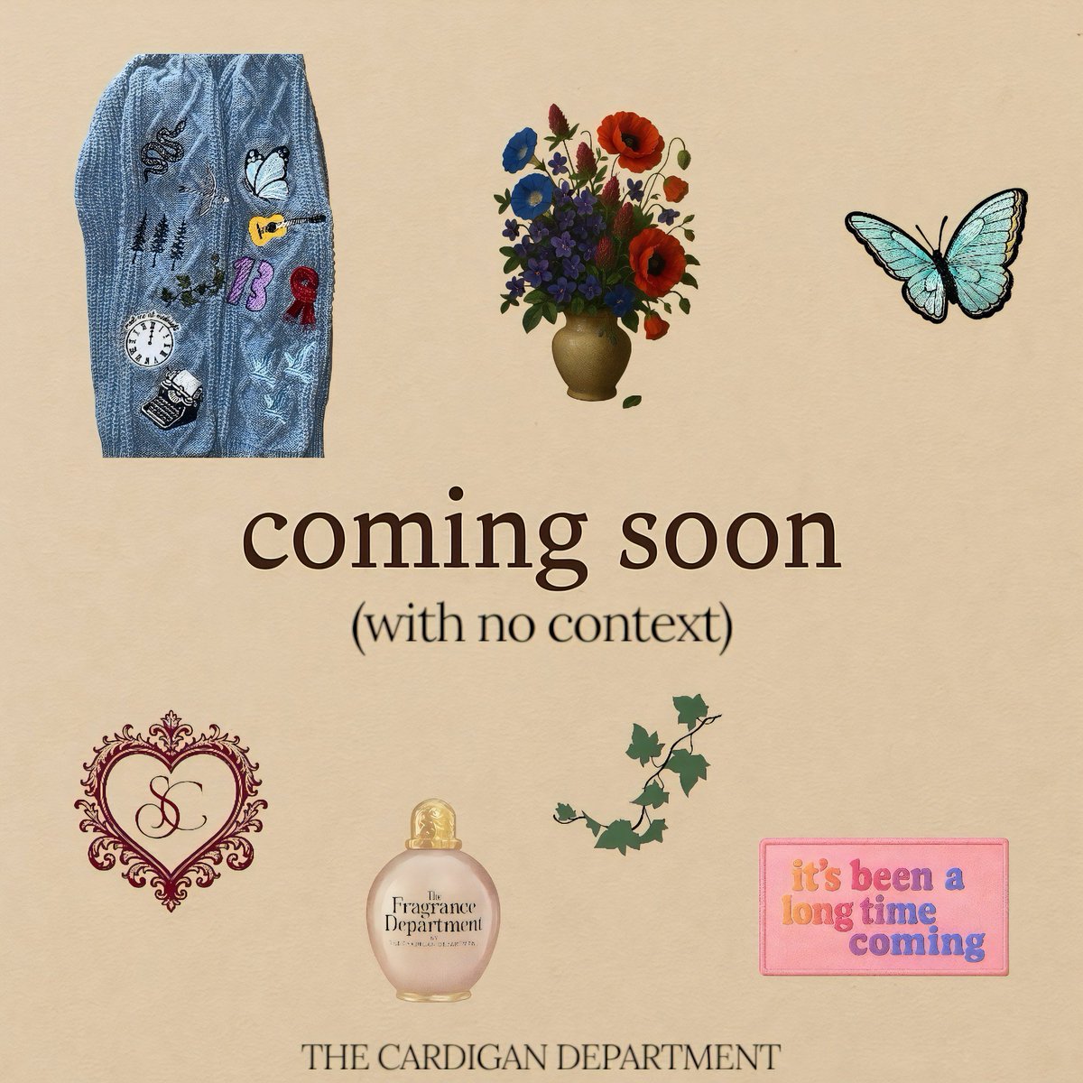 🌸 Coming soon 🌸

Thank you all SO much for the love on our latest sale — we’re endlessly grateful 🧵💌

This is your official no-context teaser… but you know we love an Easter egg 👀🐣

Some magic you’ll recognize, others you’ll never see coming. Any guesses? 🦋🍃