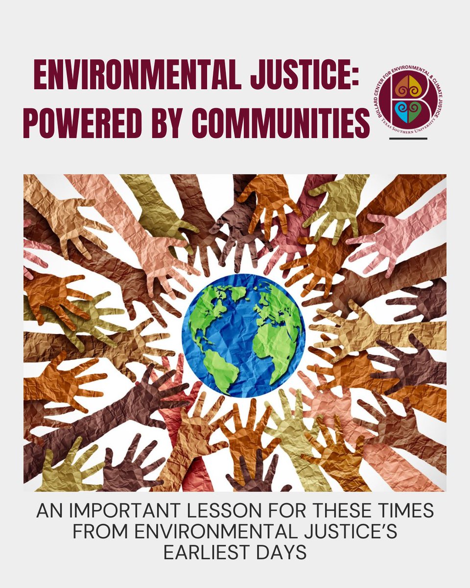 BullardCenter's tweet image. Before “environmental justice” had a name, communities were already fighting for clean air, water, and dignity. That fight continues today. Here's how small groups helped launch a national movement and why their legacy still matters.
🔗 ow.ly/FGTP50WplV0