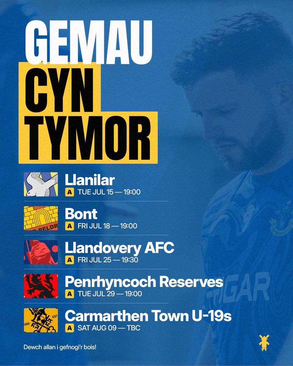 Here's how the Firsts will prepare for the upcoming 2025/26 campaign.

With trips north and south, the boys are looking forward to testing themselves in difficult games against teams from higher tiers again. Wnewch yn siwr i ddod allan i gefnogi 👏