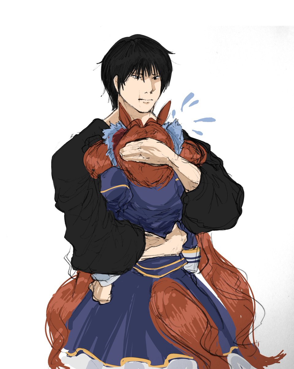 NeeDolai's tweet image. The trainer Is Fushiguro Toji