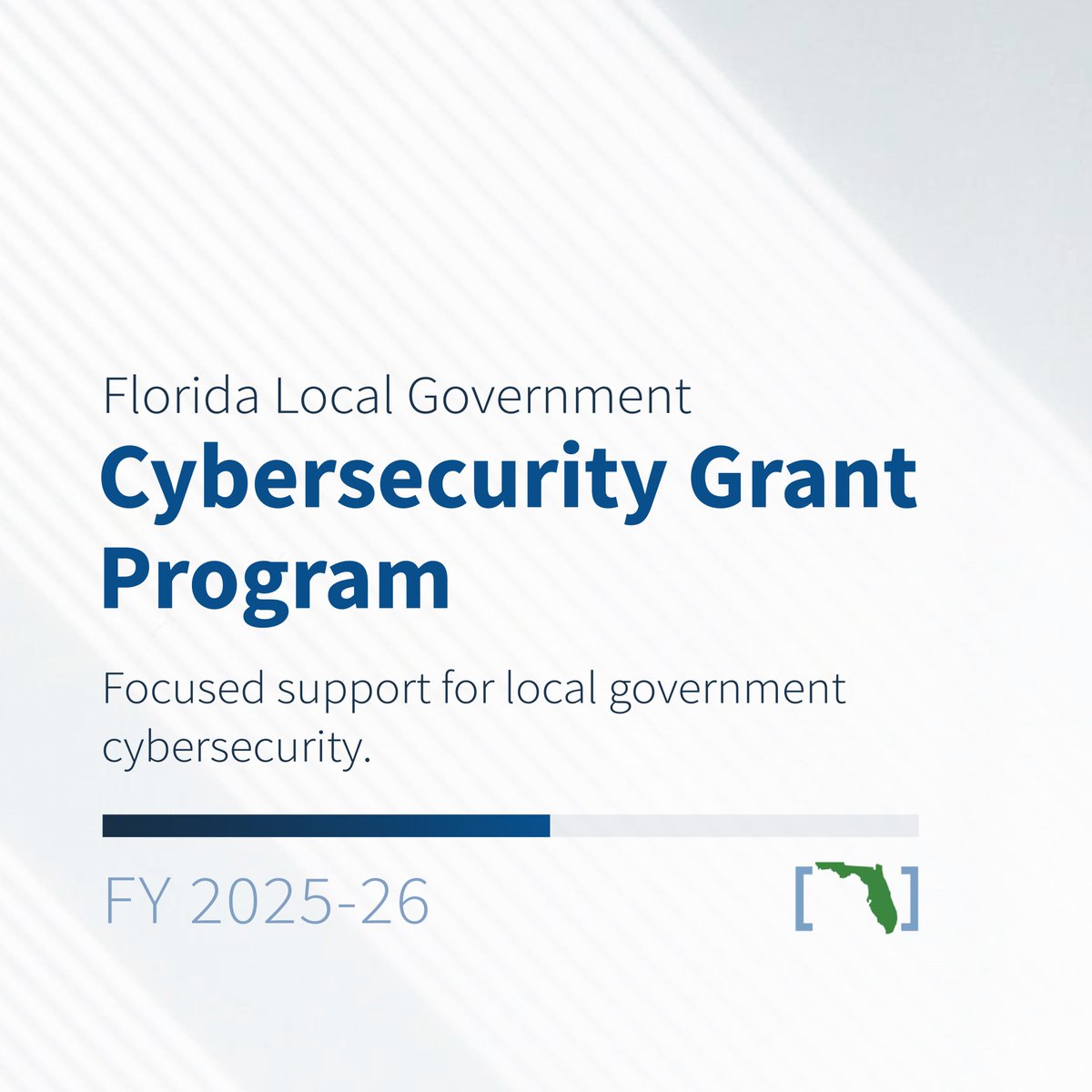 The Local Government Cybersecurity Grant Program application window is open through August 31. Learn more about equipping local government with tools to enhance cybersecurity ➡️ cybergrants.fl.gov
