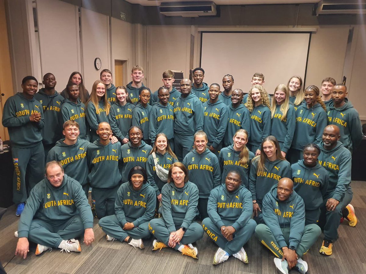 The African U18/U20 Athletics defending champions, South Africa, enroute Nigeria ahead of Wednesday’s opening ceremony.  

Team SA have selected a group of 70 athletes to represent them at the championship

#CAA2025 #U20Athletics