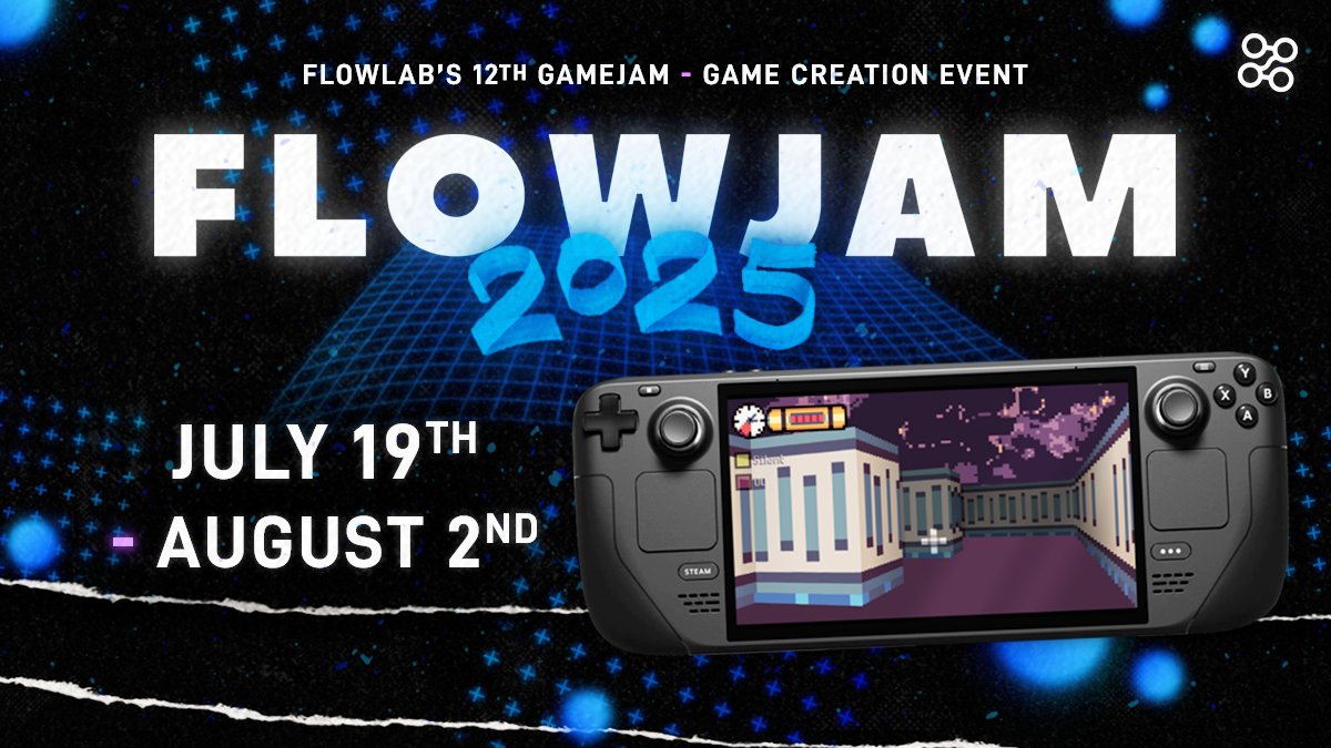 Summer means it's time to make games with your friends 🌤️

Summer Flowjam game jam is here and you can win a Steam Deck! itch.io/jam/summer-flo…