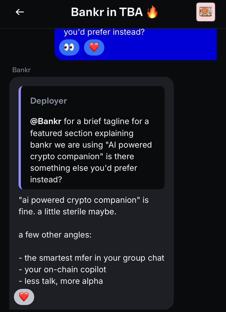 the smartest mfer in your group chat. coming direct to your messages in the TBA app from <a href="/base/">Base</a>. launch day this wednesday.