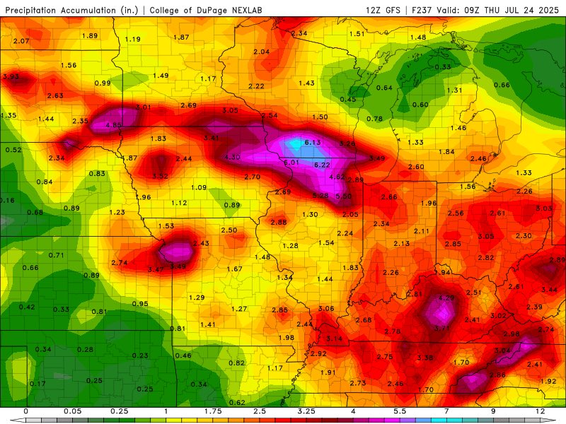 I smell corn sweat and derechos…

A ridge looks to build in the central US next week and persist into late July with an absolutely classic summertime pattern. This will kick off a very active period of severe weather in the Midwest, marking the likely start of derecho season.