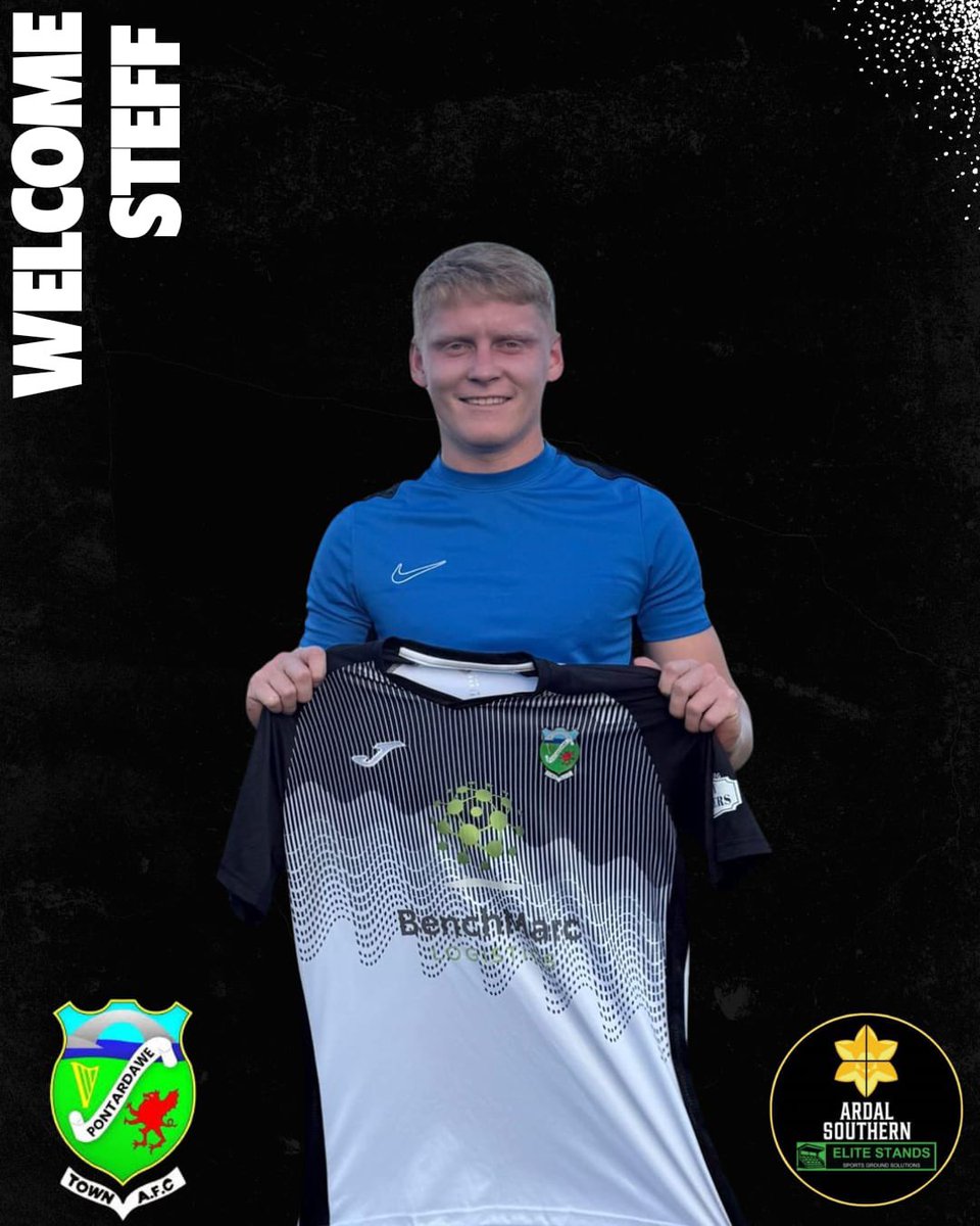 WELCOME STEFF JENKINS. STEFF JOINS US AFTER WINNING THE MG CUP WITH CYMRU SOUTH TREFELIN. 

WE ARE DELIGHTED THAT STEFF HAS SIGNED AND CAN’T WAIT FOR HIM TO BE A FAN FAVOURITE. 

AVAILABLE FOR PLAYER SPONSOR 

PONTY AND PROUD ⚫️⚪️