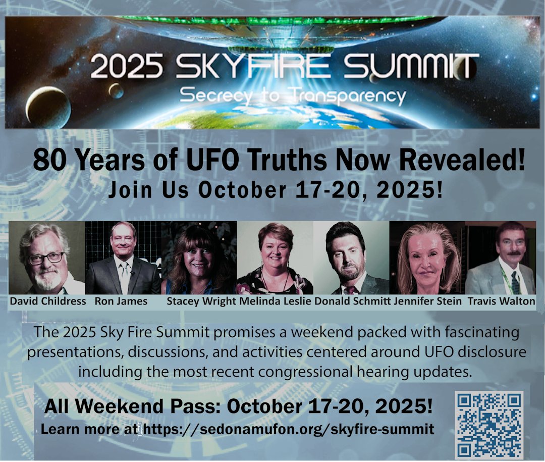 daniel_harary's tweet image. JULY 14, 2025
This Week’s Latest News from The WOW! Signal:
Tickets On Sale Now for Sky Fire Summit in Sedona!
Next Global CE-5 Initiative Takes Place July 26!
Details Revealed About Spielberg’s Upcoming Disclosure!
July Columns: Steve Bassett Talks World Disclosure Day;
Lisa…