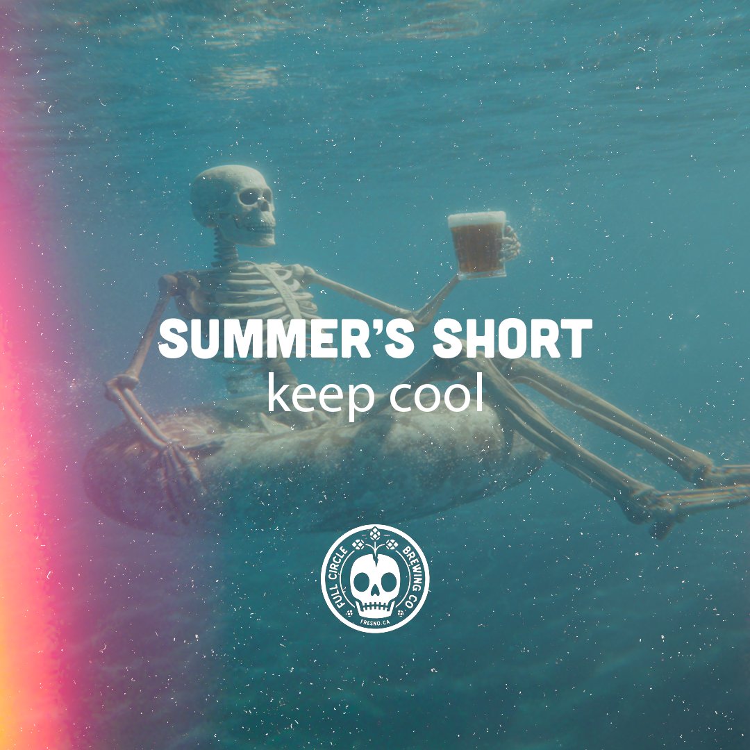 Summer’s short. We’re staying cool the best way we know how. 🍺💀